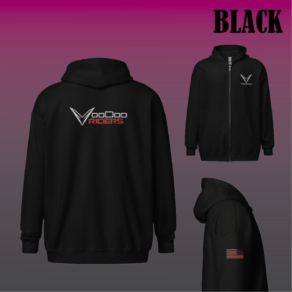 VooDoo Riders Full Zip Hoodie - Unisex