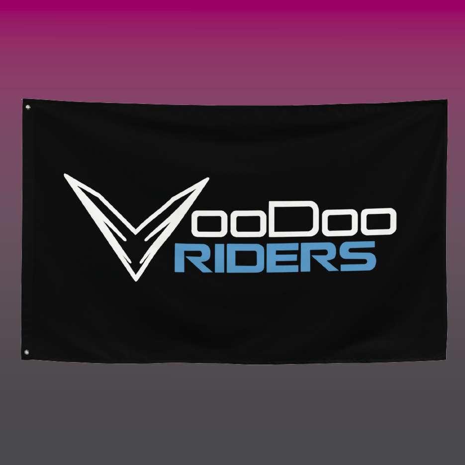 VooDoo Riders Flag - Blue
