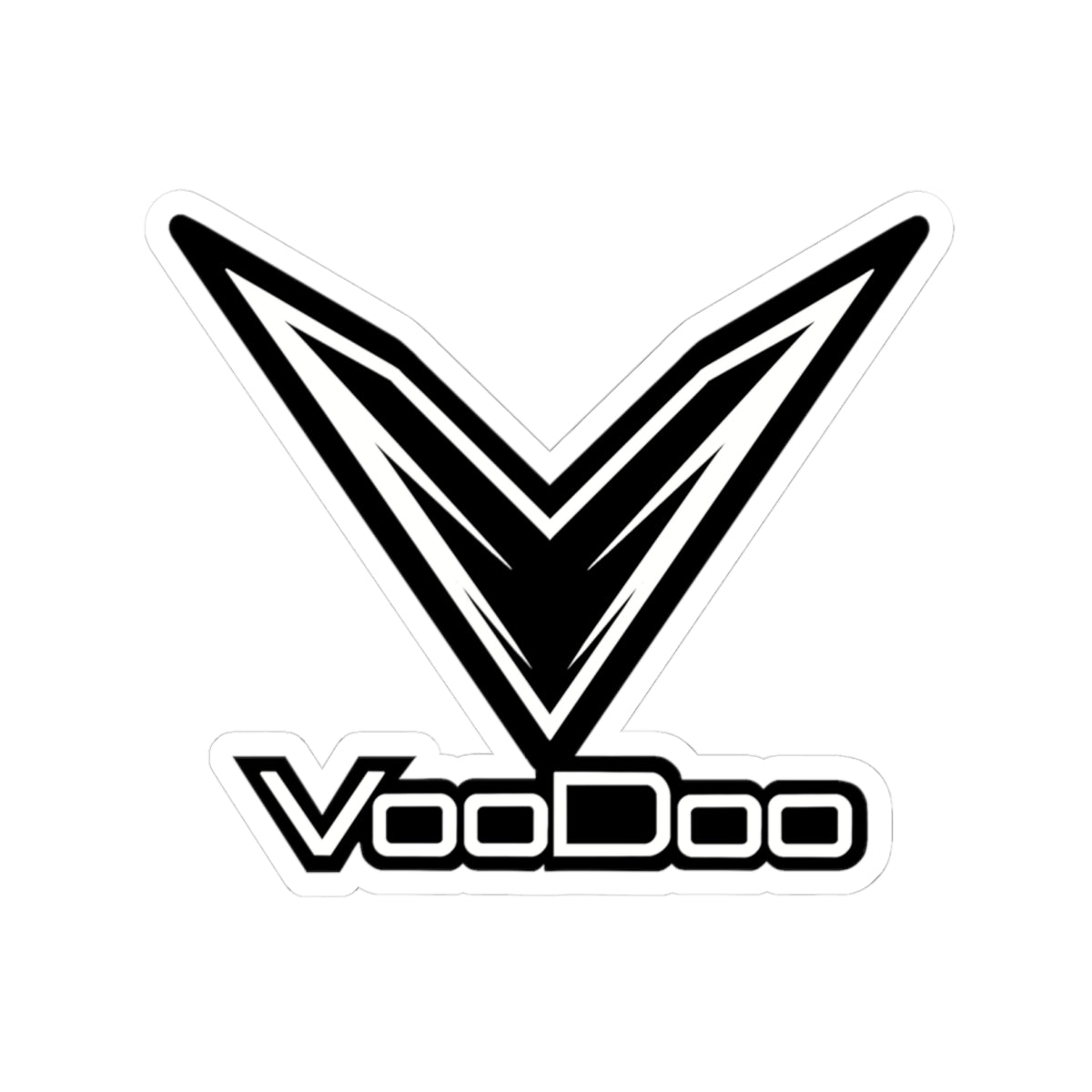 VooDoo Logo Kiss-Cut Sticker