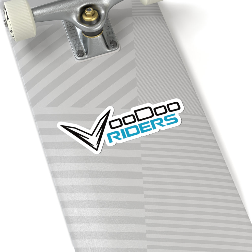 VooDoo Riders Logo Sticker — Waterproof Kiss-Cut Decal for Helmets, Laptops & Motorcycles