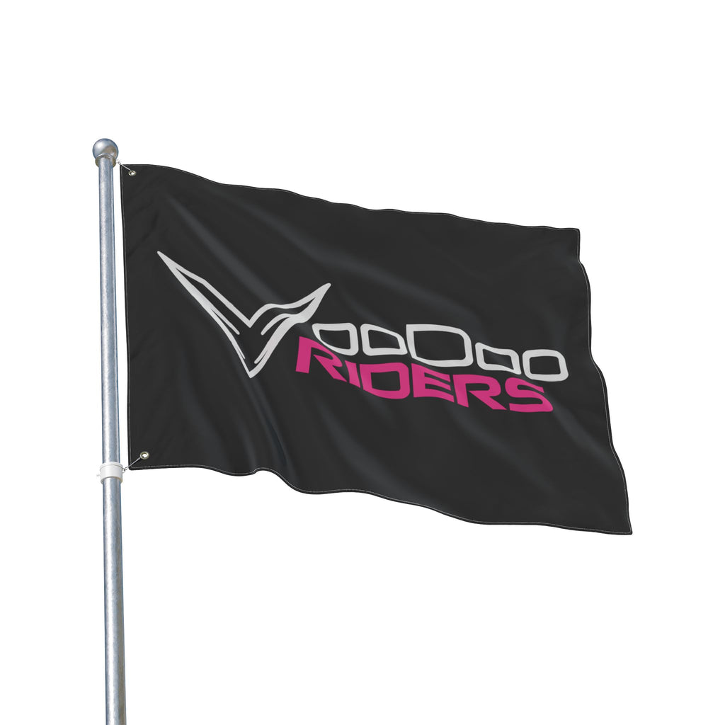 VooDoo Riders Flag - Fuchsia