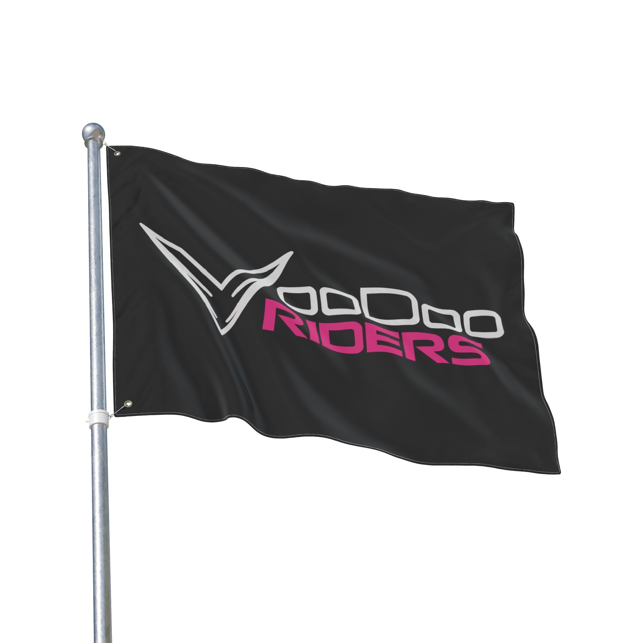 VooDoo Riders Flag - Fuchsia