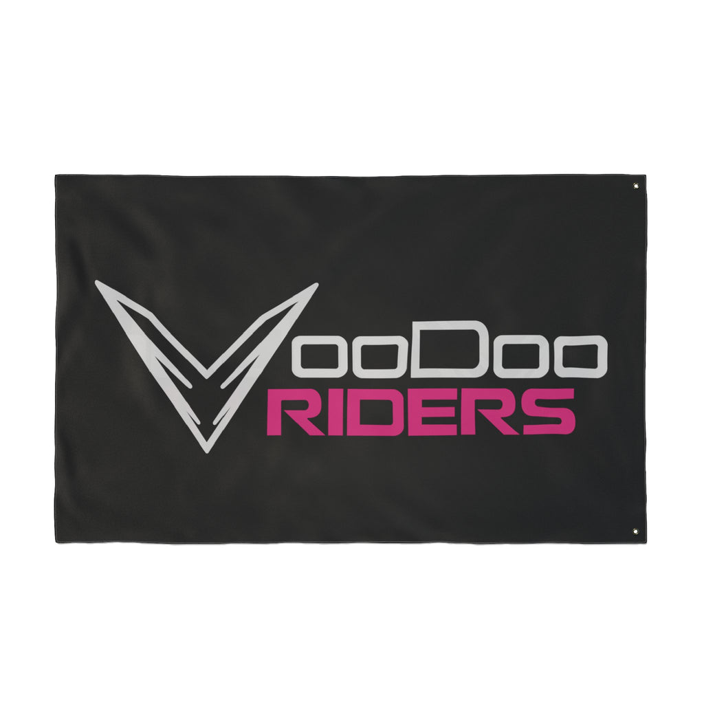VooDoo Riders Flag - Fuchsia