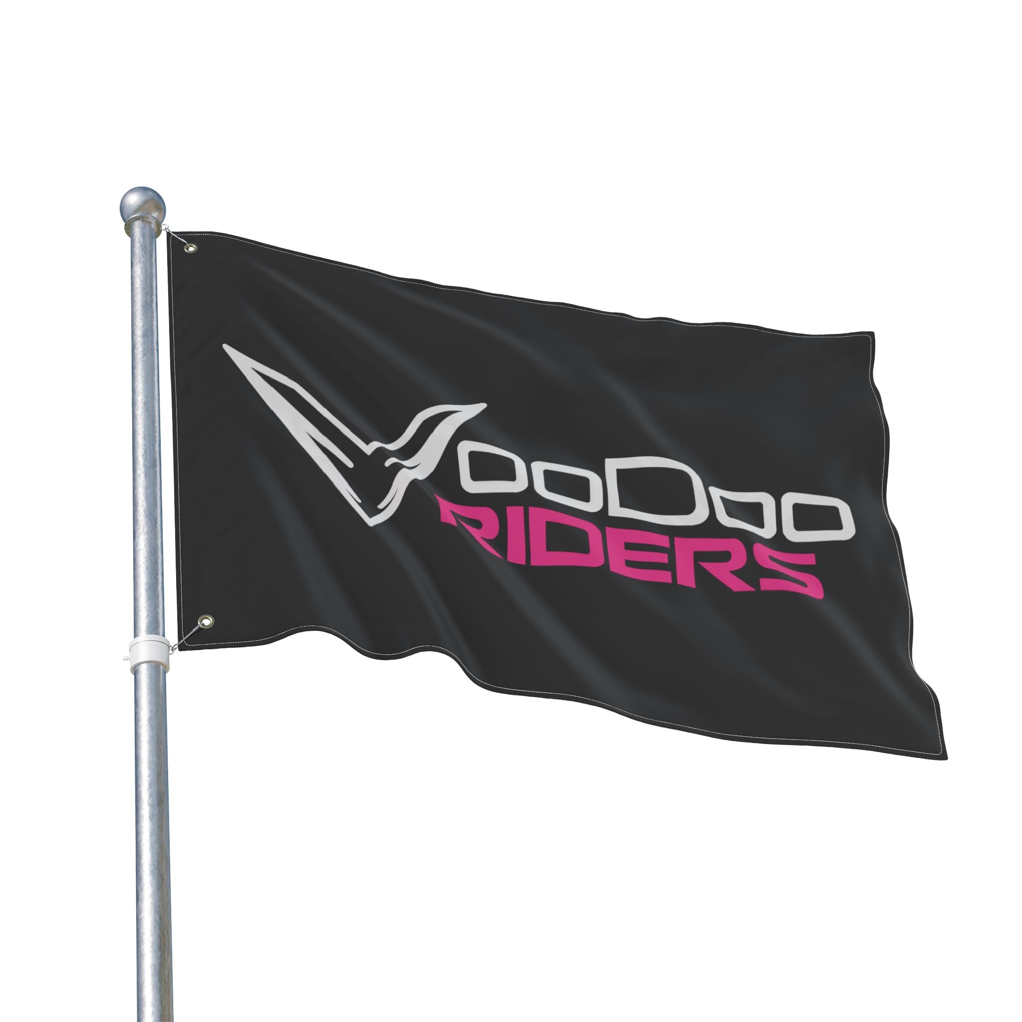 VooDoo Riders Flag - Fuchsia