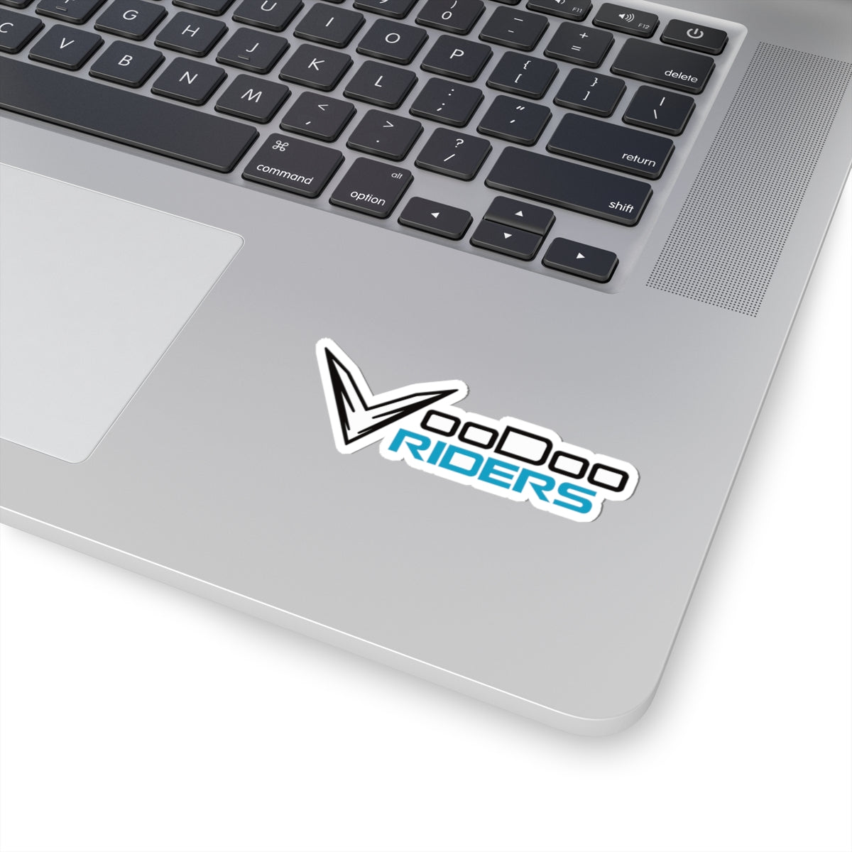 VooDoo Riders Logo Sticker — Waterproof Kiss-Cut Decal for Helmets, Laptops & Motorcycles