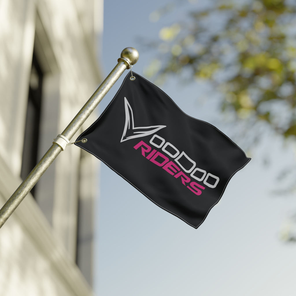 VooDoo Riders Flag - Fuchsia