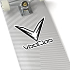 VooDoo Logo Kiss-Cut Sticker — Black & White Laptop Decal