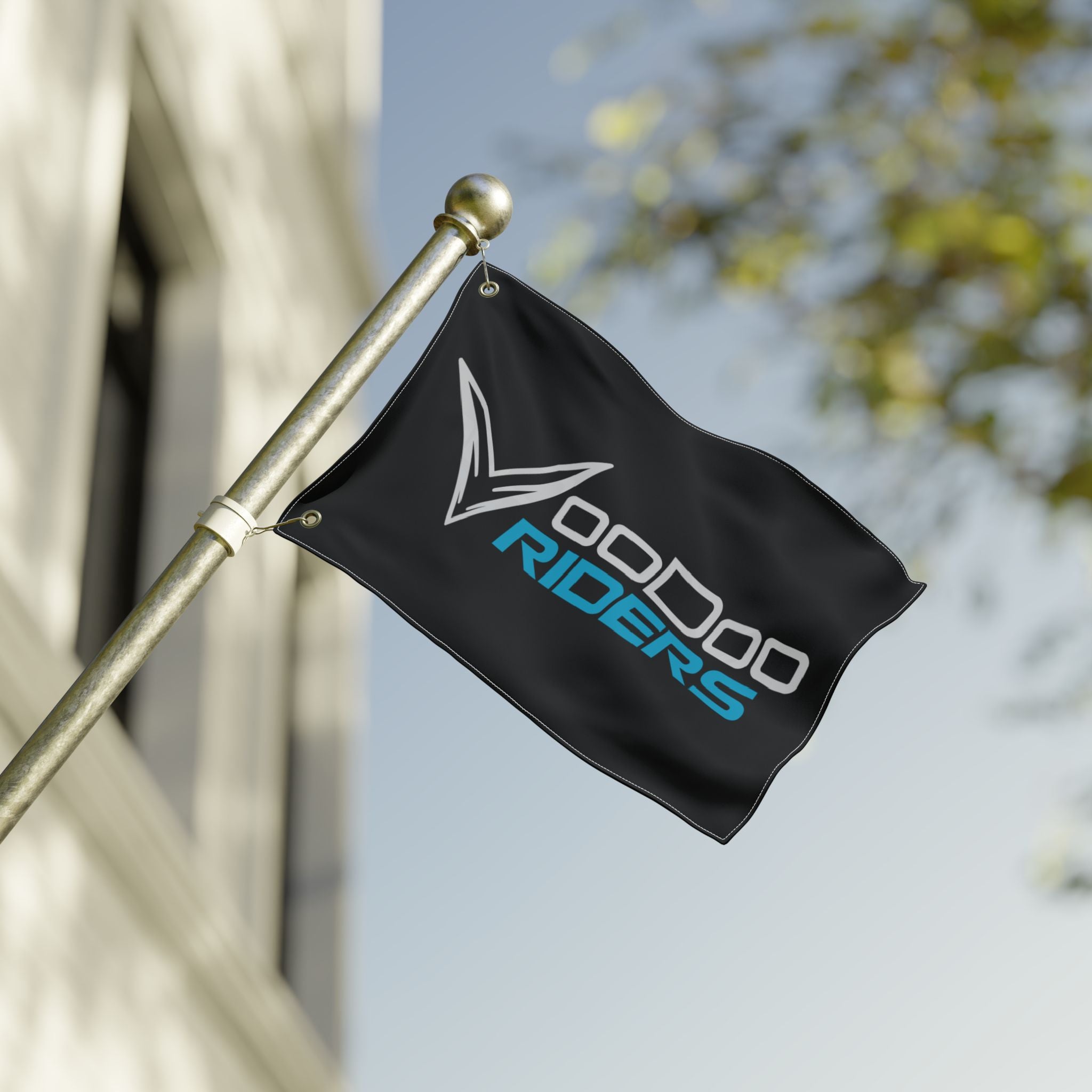 VooDoo Riders Flag - Blue