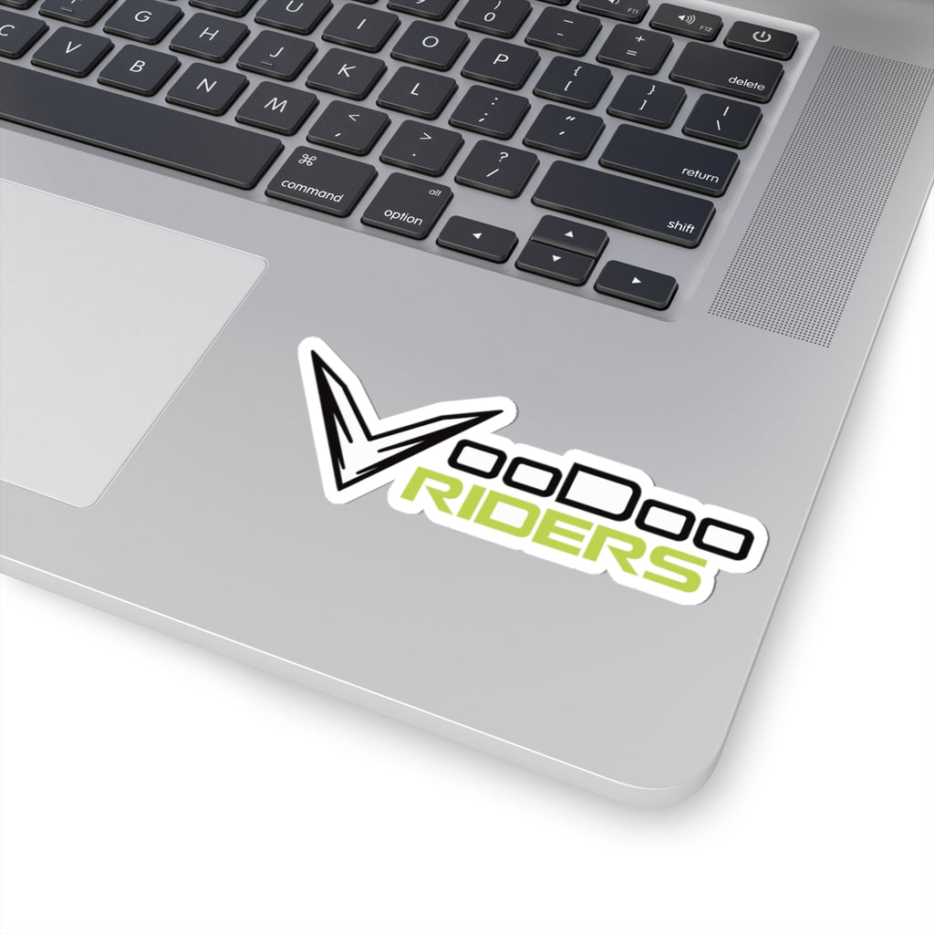 VooDoo Riders Logo Sticker — Kiss-Cut Motorcycle-Decal for Helmets, Laptops & Bikes