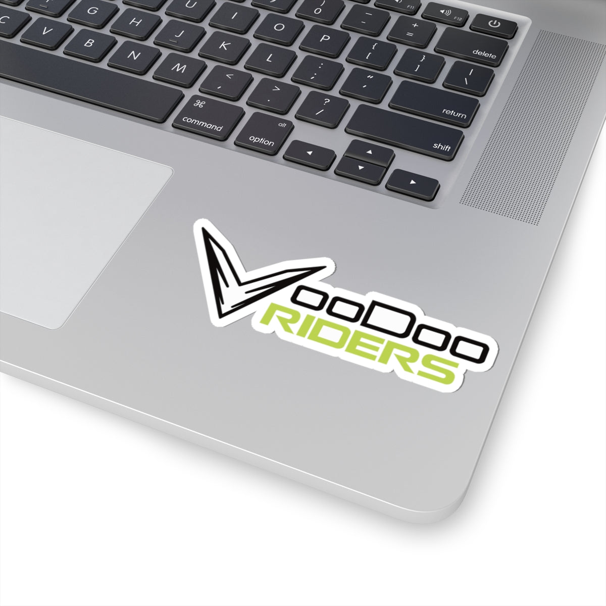 VooDoo Riders Logo Sticker — Kiss-Cut Motorcycle-Decal for Helmets, Laptops & Bikes