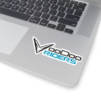 VooDoo Riders Logo Sticker — Waterproof Kiss-Cut Decal for Helmets, Laptops & Motorcycles