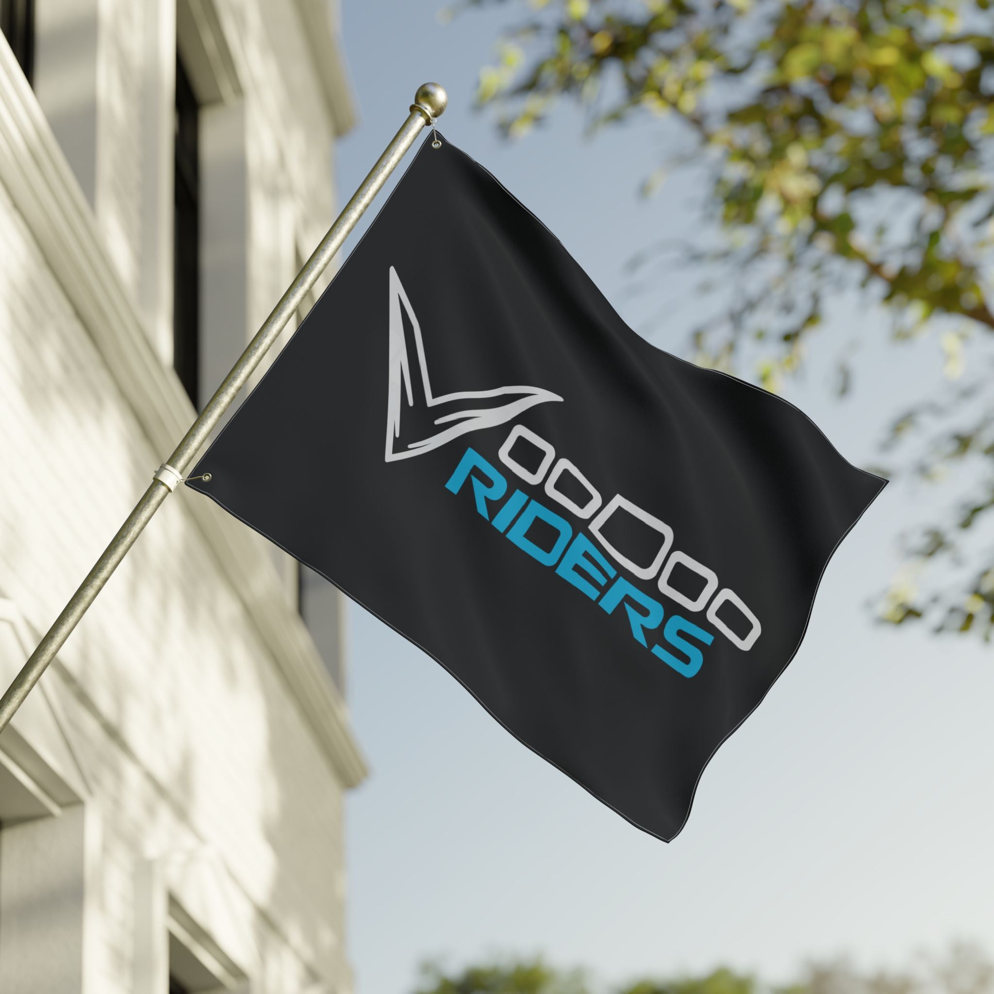 VooDoo Riders Flag - Blue