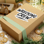 Wrecking Crew Kiss-Cut Sticker – Bold Script Decal for Laptops, Skateboards & Gear