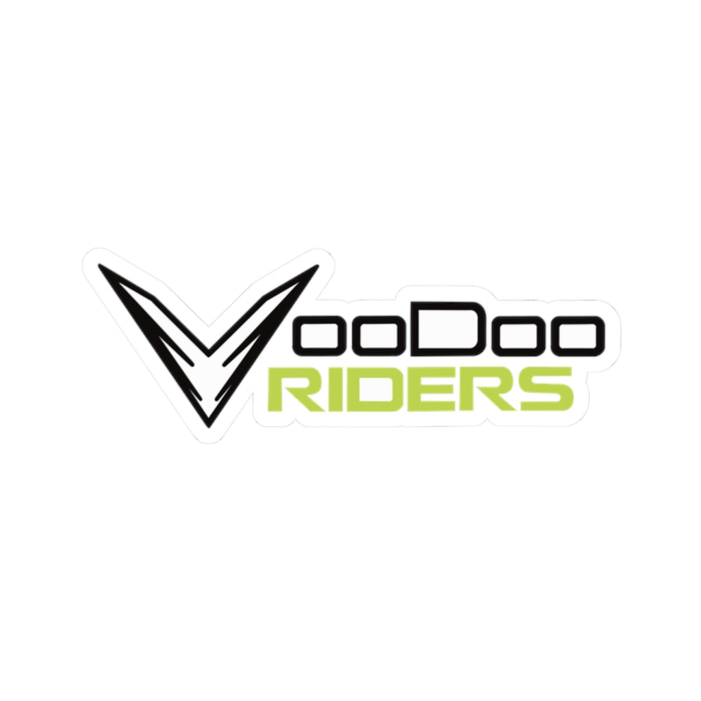 VooDoo Riders Logo Sticker — Kiss-Cut Motorcycle-Decal for Helmets, Laptops & Bikes