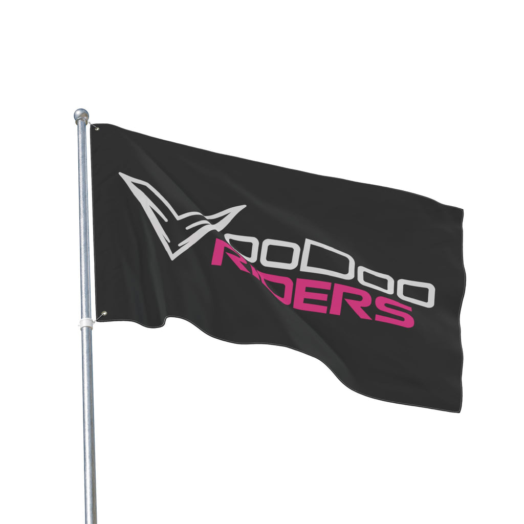VooDoo Riders Flag - Fuchsia