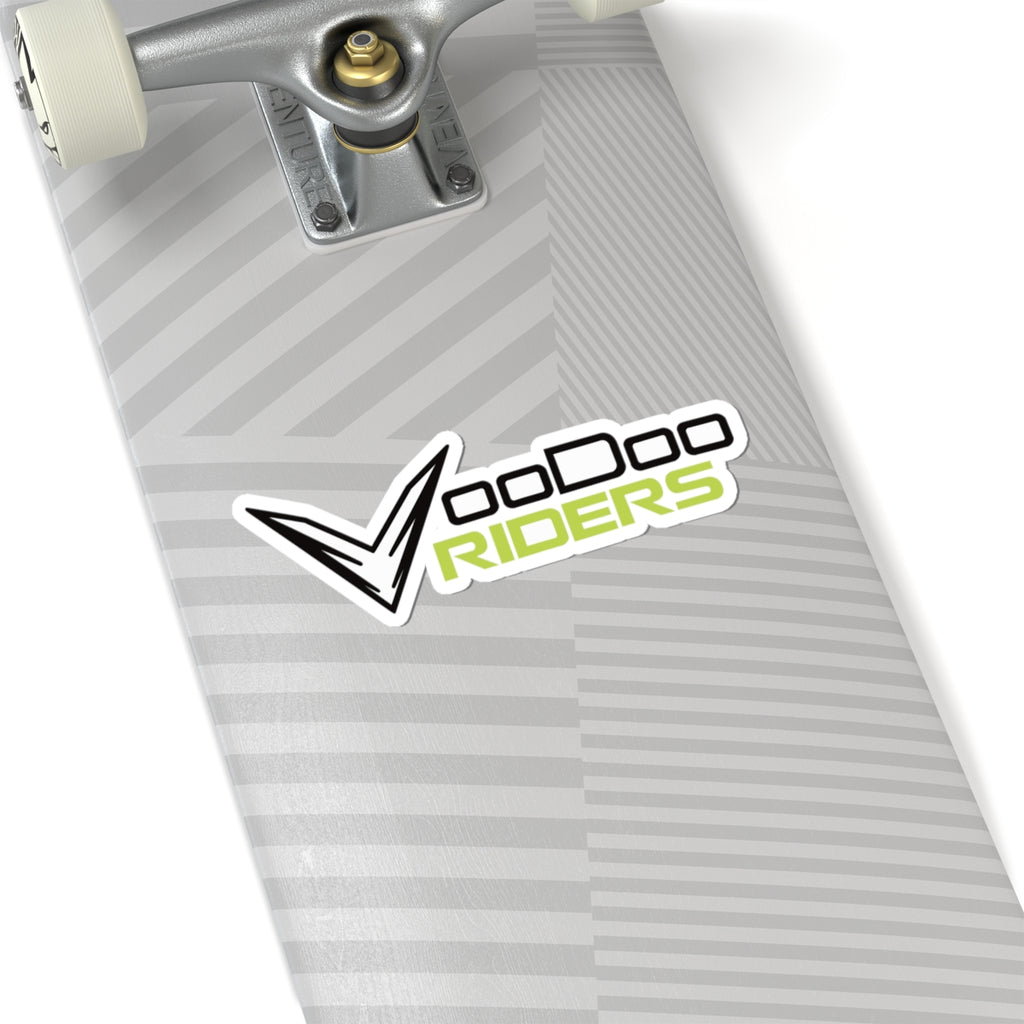 VooDoo Riders Logo Sticker — Kiss-Cut Motorcycle-Decal for Helmets, Laptops & Bikes