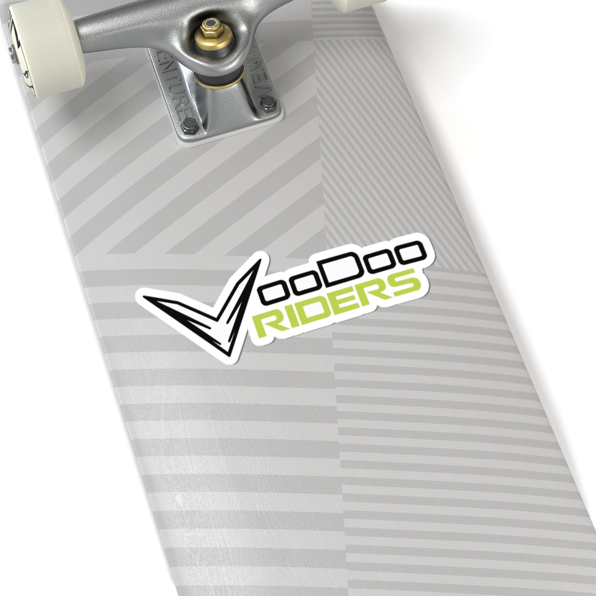 VooDoo Riders Logo Sticker — Kiss-Cut Motorcycle-Decal for Helmets, Laptops & Bikes