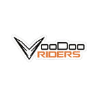 VooDoo Riders Kiss-Cut Sticker — Motorcycle Club Logo Decal
