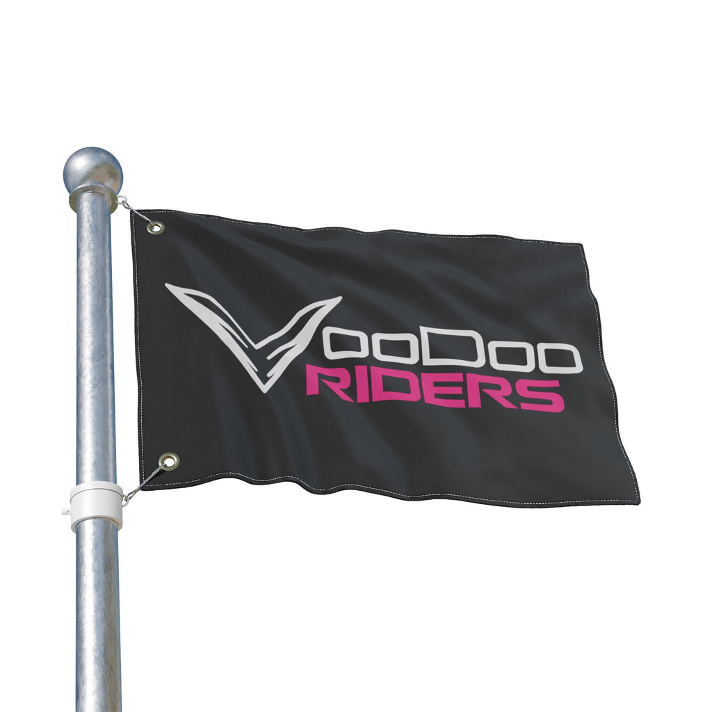 VooDoo Riders Flag - Fuchsia