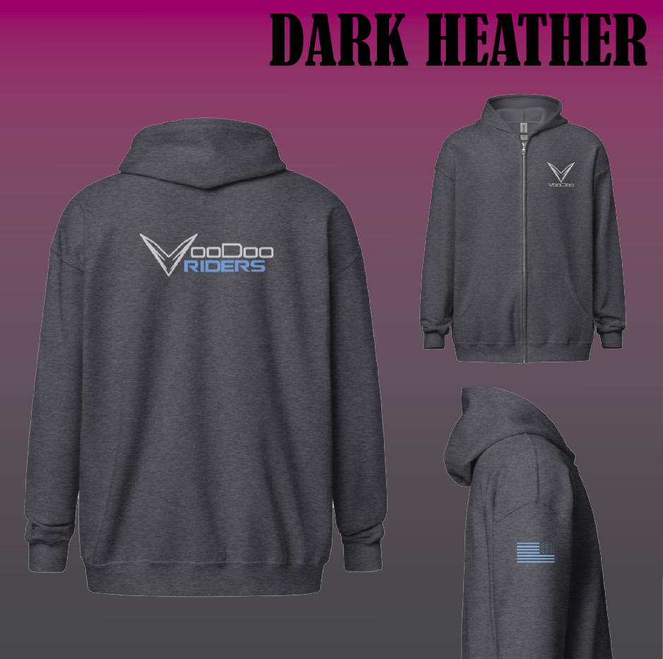 VooDoo Riders Full Zip Hoodie - Unisex