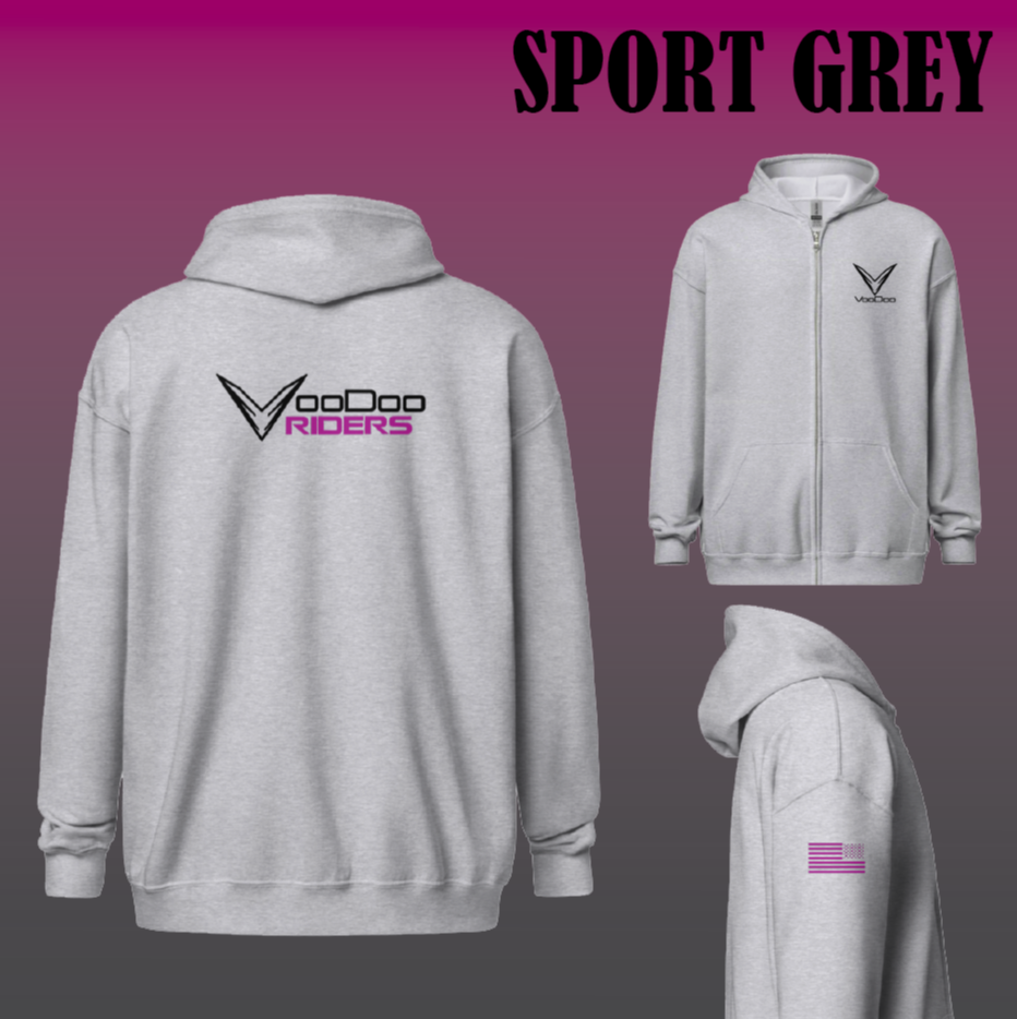 VooDoo Riders Full Zip Hoodie - Unisex