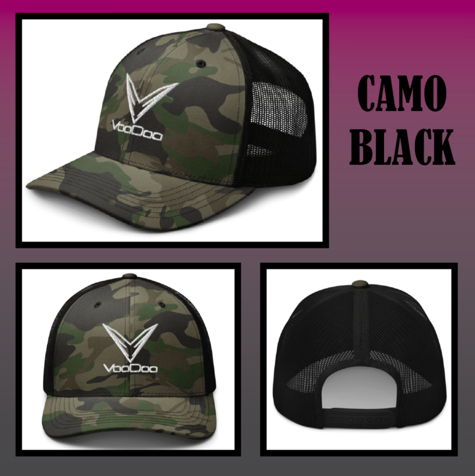 Camo Trucker Hat - Embroidered