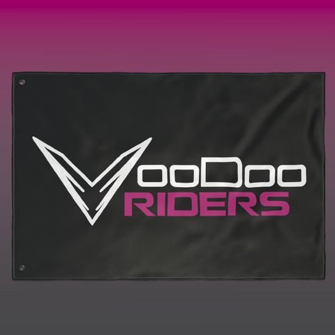 VooDoo Riders Flag - Fuchsia