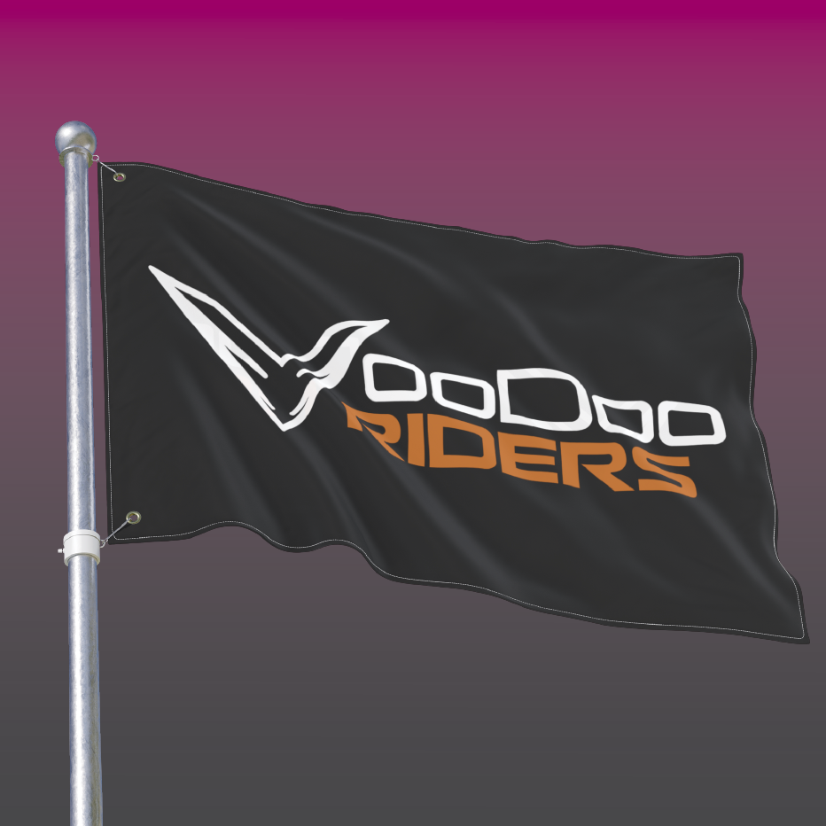 VooDoo Riders Flag - Orange