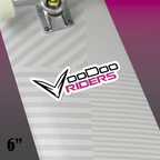 VooDoo Riders Sticker - Fuchsia