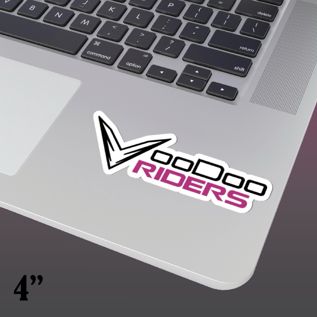 VooDoo Riders Sticker - Fuchsia