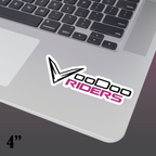 VooDoo Riders Sticker - Fuchsia