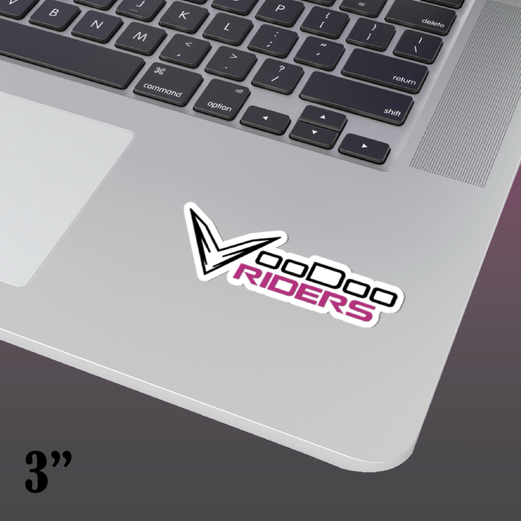 VooDoo Riders Sticker - Fuchsia