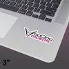 VooDoo Riders Sticker - Fuchsia