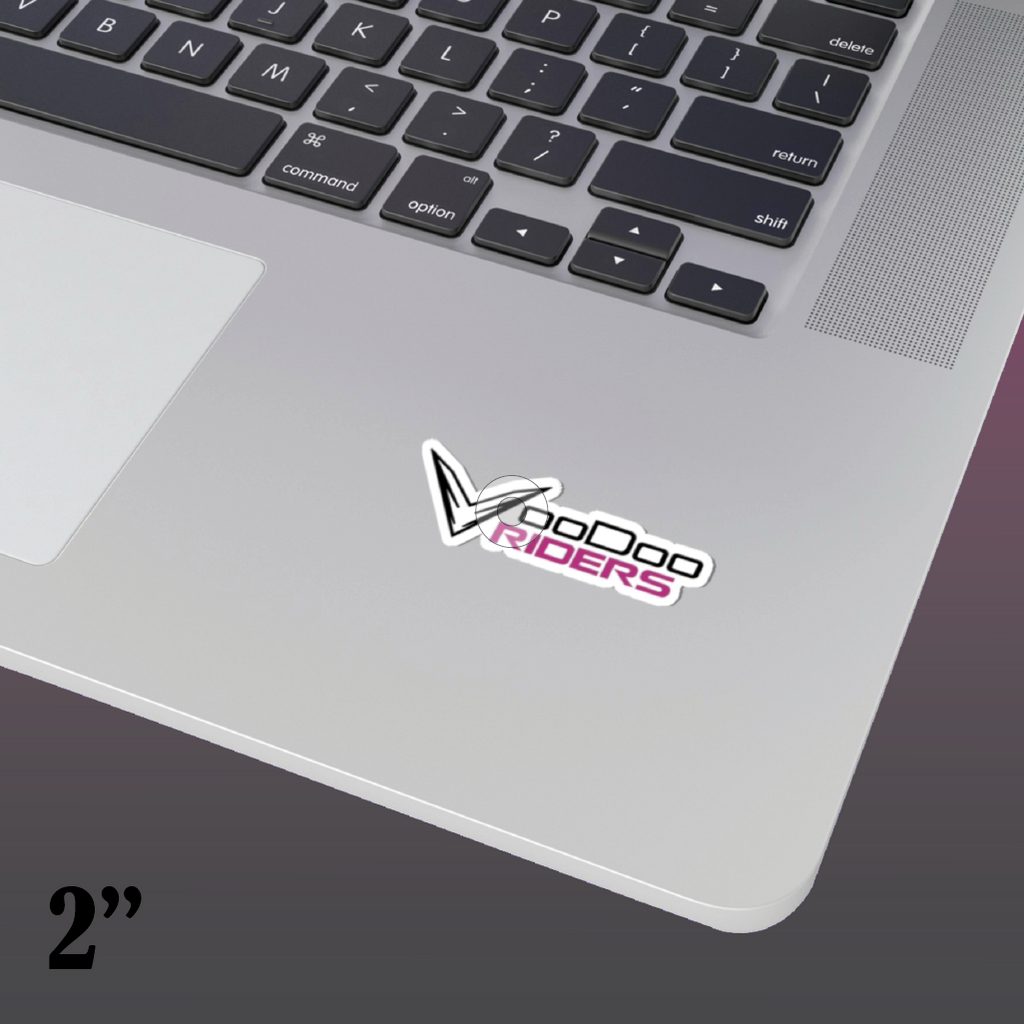 VooDoo Riders Sticker - Fuchsia
