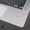VooDoo Riders Sticker - Fuchsia