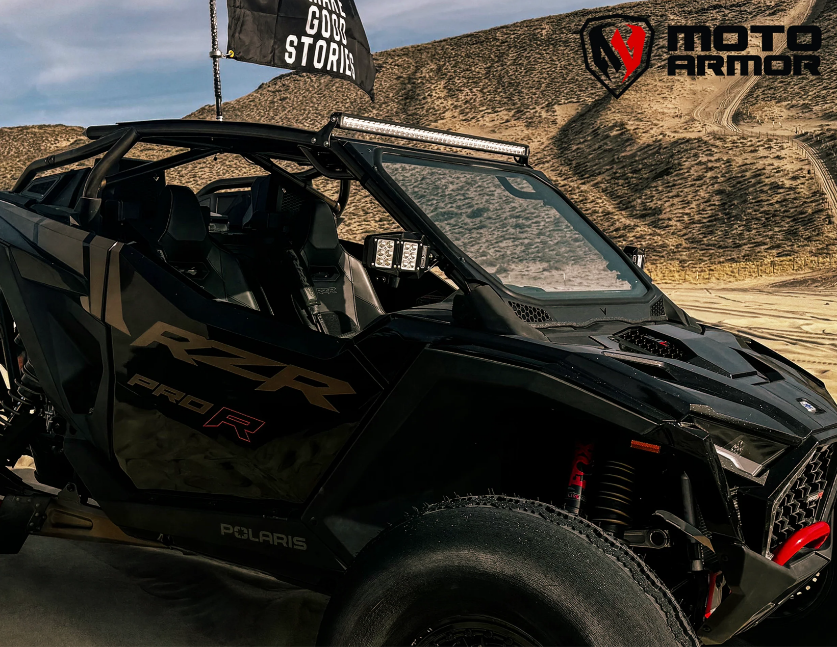 Moto Armor Superfast/Desert Windshield (2025+ Pro Models)