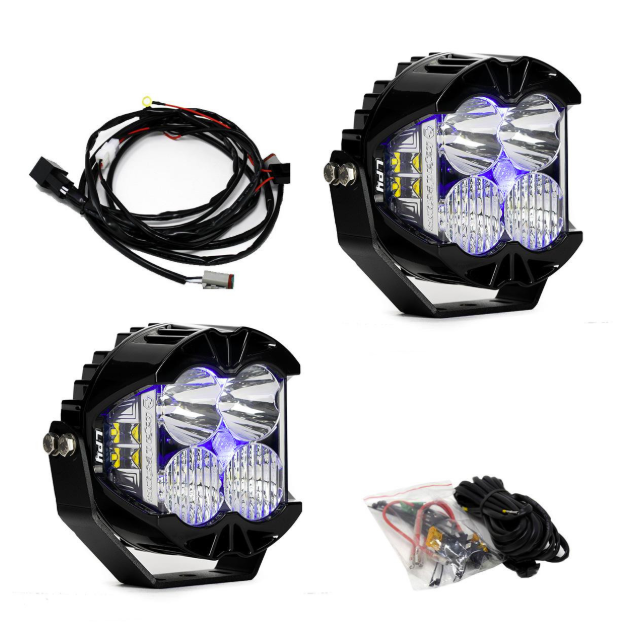 LP4 Pro LED Auxiliary Light Pod Pair - Universal
