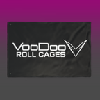 Voodoo Roll Cages Double-Sided Flag