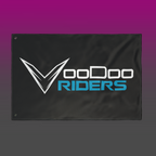 VooDoo Riders Double-Sided Flag - Blue