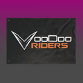 Voodoo Riders Double-Sided Flag - Orange