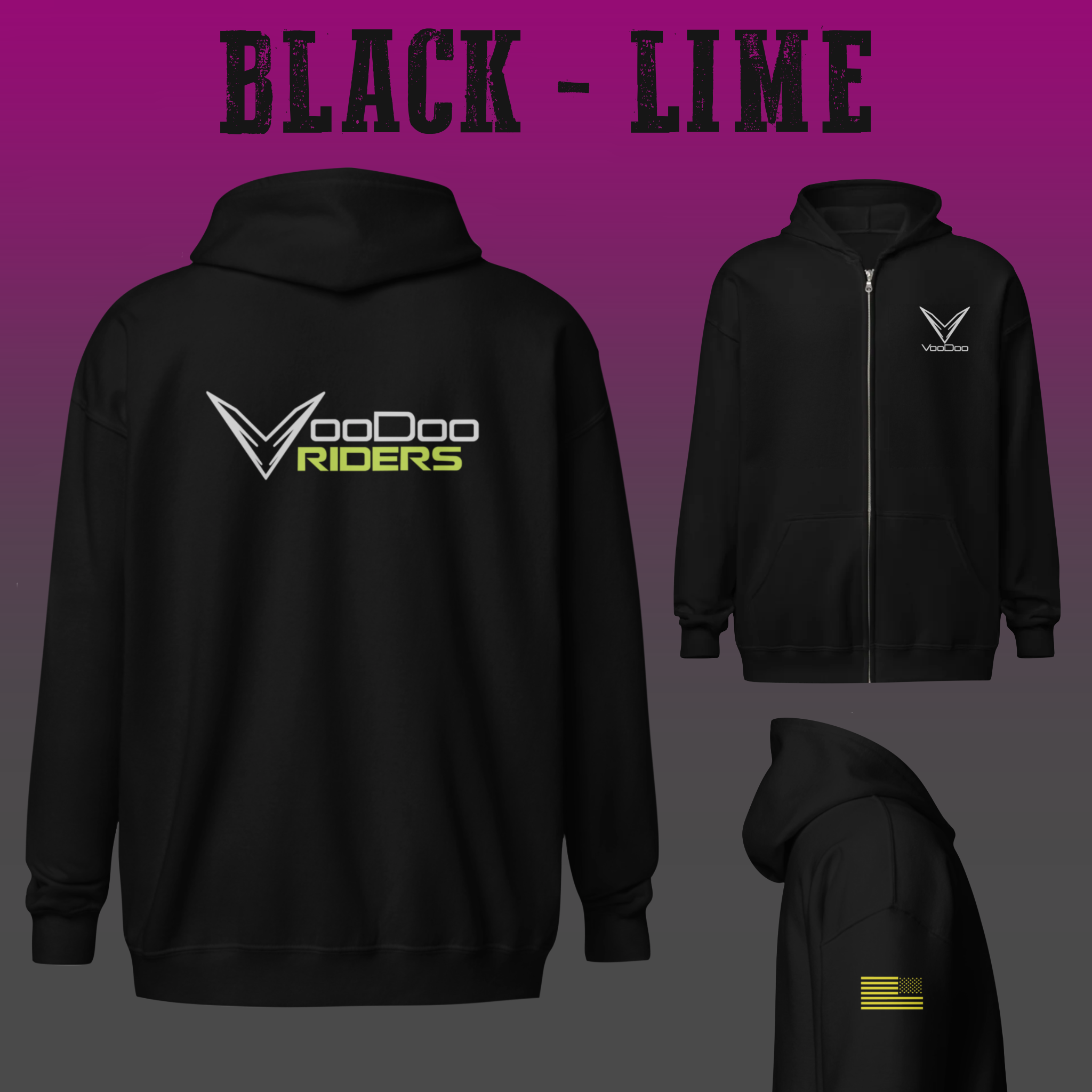 Voodoo Full Zip Hoodie - Unisex