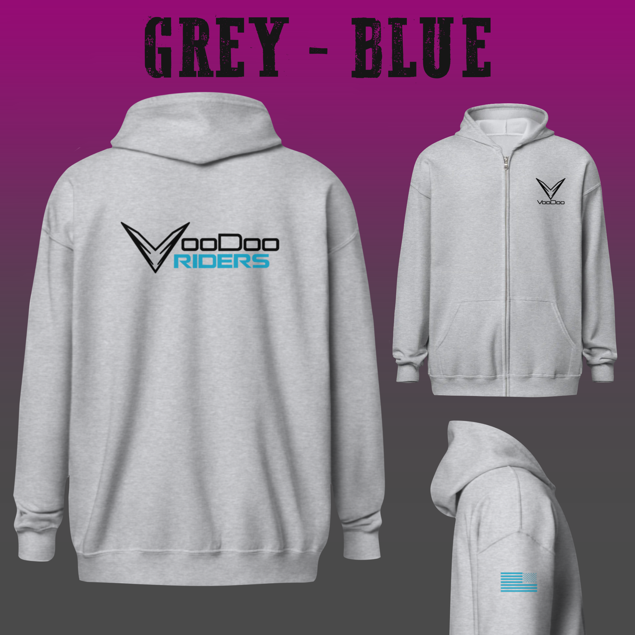 Voodoo Full Zip Hoodie - Unisex