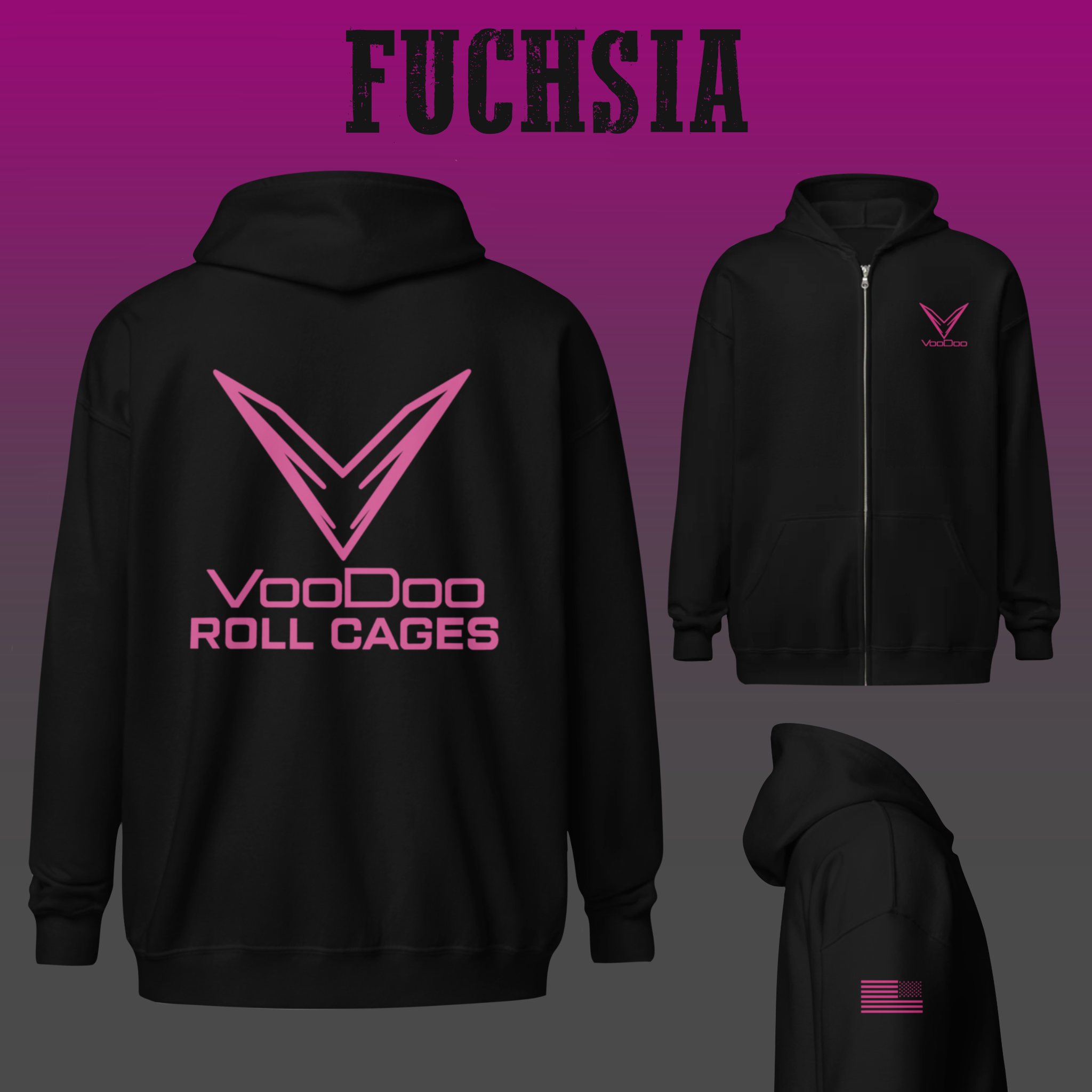 Voodoo Full Zip Hoodie - Unisex