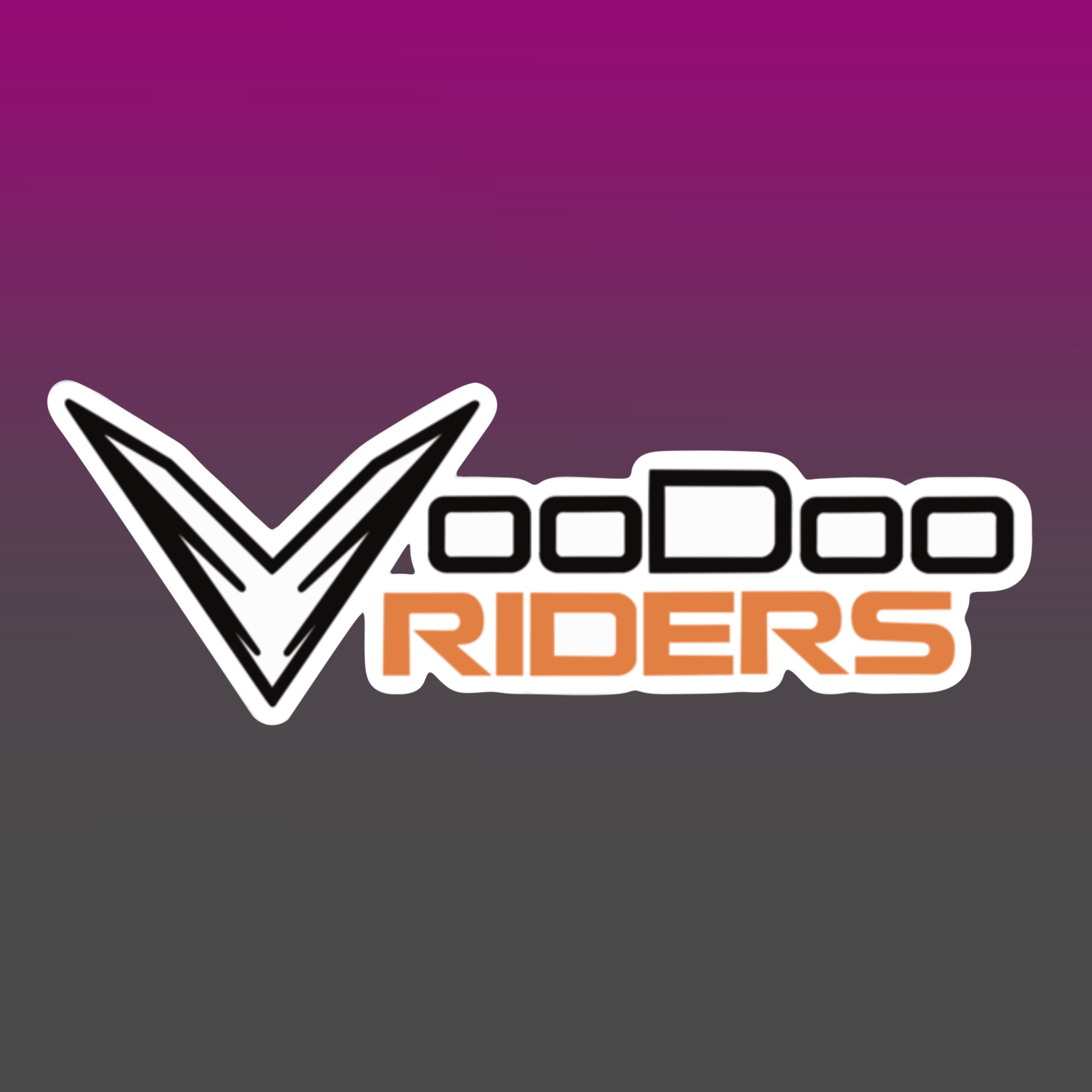 Voodoo Riders - Die Cut Sticker