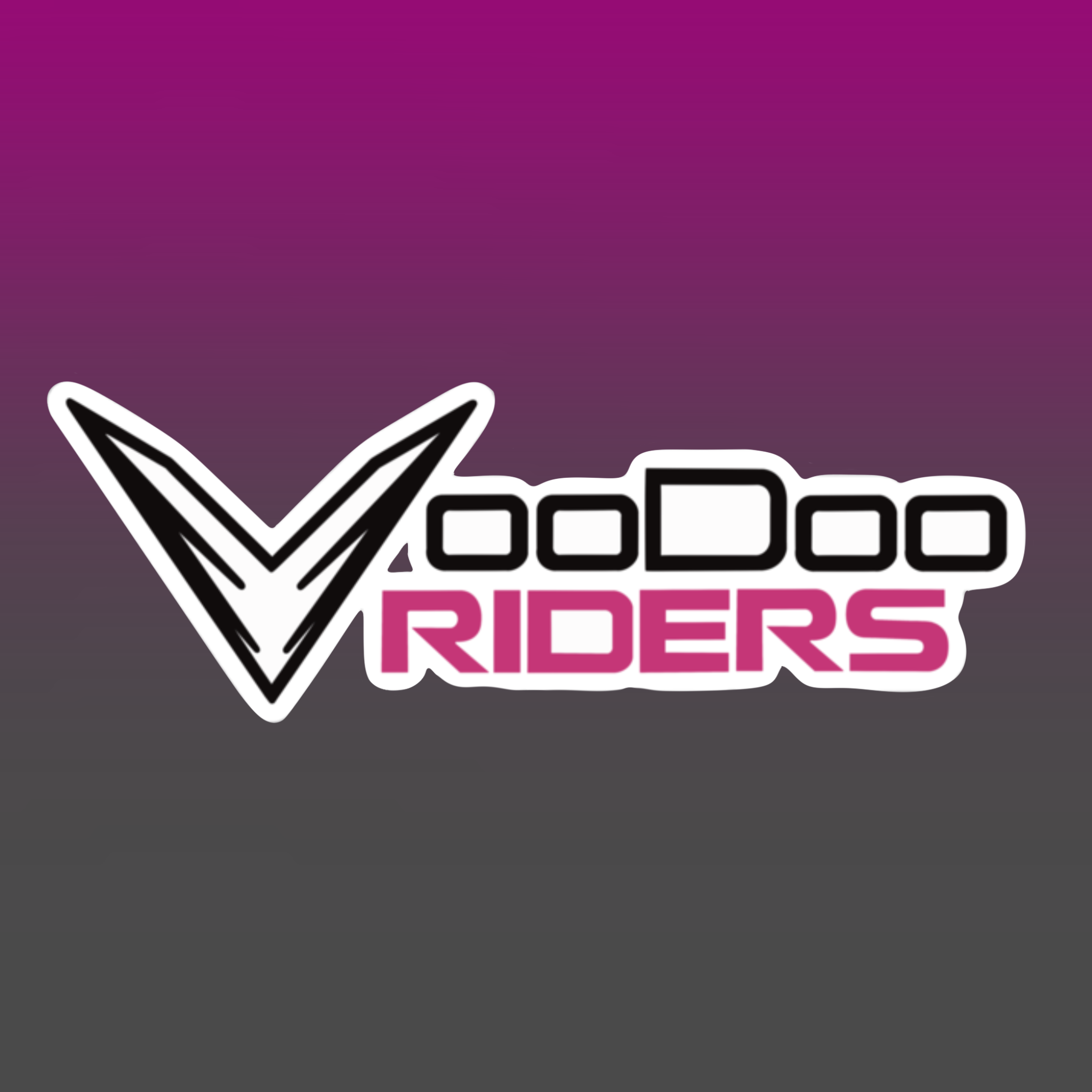 Voodoo Riders - Die Cut Sticker