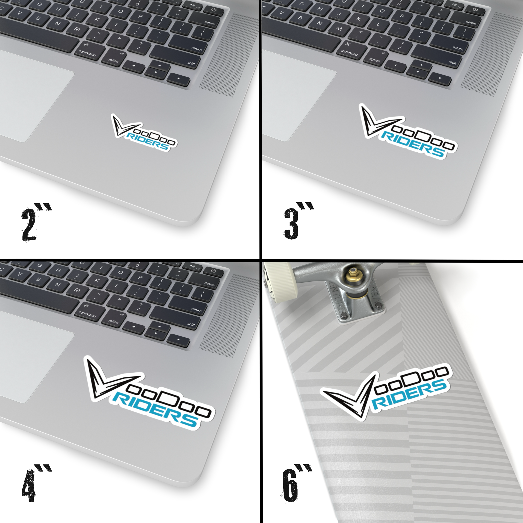 Voodoo Riders Sticker - Blue