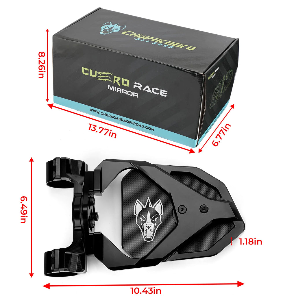 Chupacabra Cuero Race UTV Side Mirror (Set of Two)