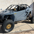 voodoo desert style rollcage installed on polaris pro r 2 seater 